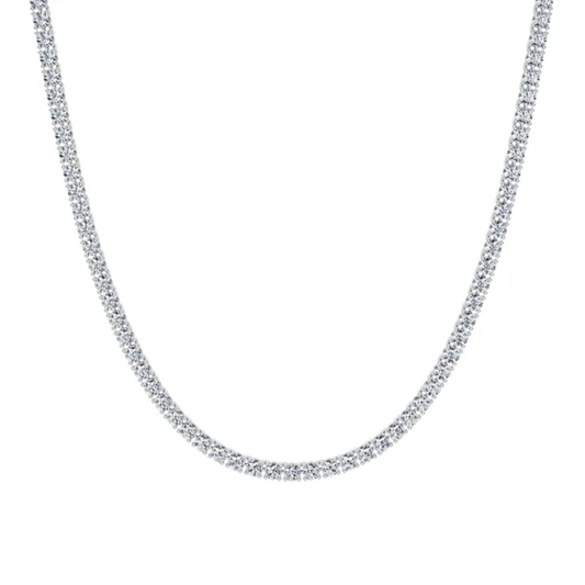Tennis Lab Diamond (15 ct.) Necklace (16 in.) 18K White Gold
