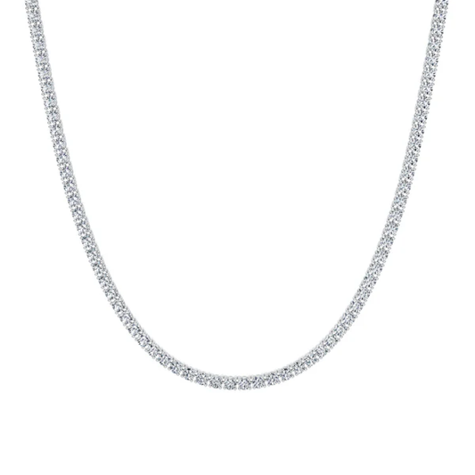 Tennis Lab Diamond (13 ct.) Necklace (16 in.) 18K White Gold