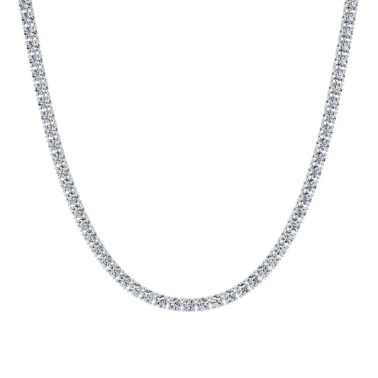 Tennis Lab Diamond (18 ct.) Necklace (16 in.) 18K White Gold