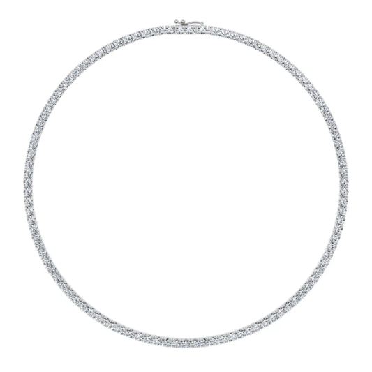 Tennis Lab Diamond (20 ct.) Necklace (16 in.) 18K White Gold