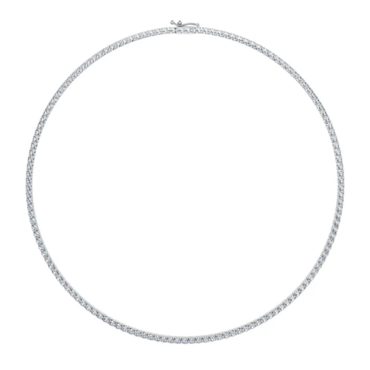 Tennis Lab Diamond (13 ct.) Necklace (16 in.) 18K White Gold