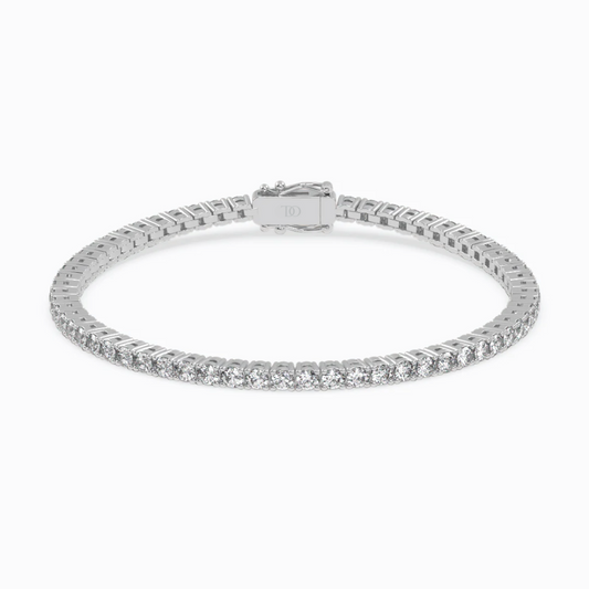 Round Tennis Lab Diamond Bracelet (6 ct. tw.) 18K Gold