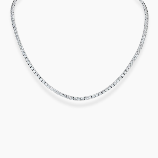 Tennis Chocker Lab Diamond (6 ct.) Necklace (15 in.) 18K White Gold