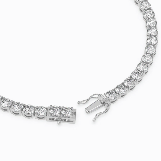 Round Tennis Lab Diamond Bracelet (8 ct. tw.) 18K Gold