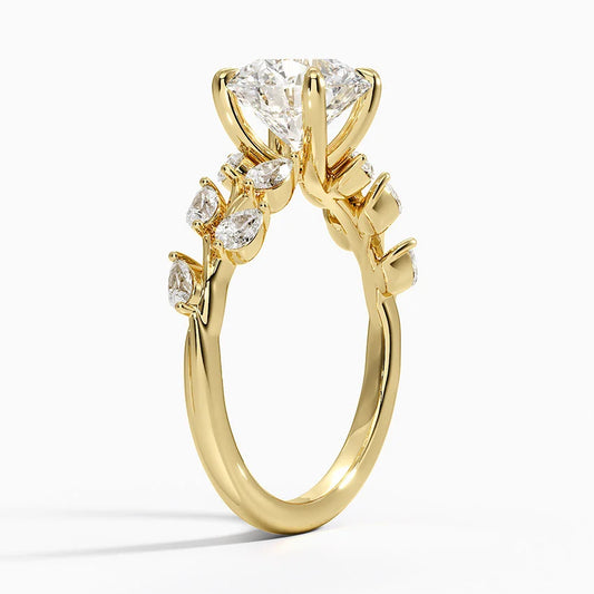 ecomposer-view with diamond shape-round, ecomposer-size-1-ct, ecomposer-size-1.5-ct, ecomposer-size-2-ct, ecomposer-size-2.5-ct, ecomposer-size-3-ct, ecomposer-metal type-yellow-gold-18k