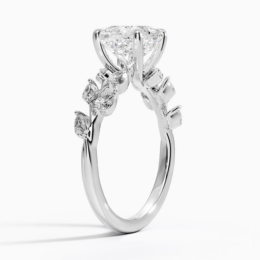 ecomposer-view with diamond shape-cushion, ecomposer-size-1-ct, ecomposer-size-1.5-ct, ecomposer-size-2-ct, ecomposer-size-2.5-ct, ecomposer-size-3-ct, ecomposer-metal type-white-gold-18k