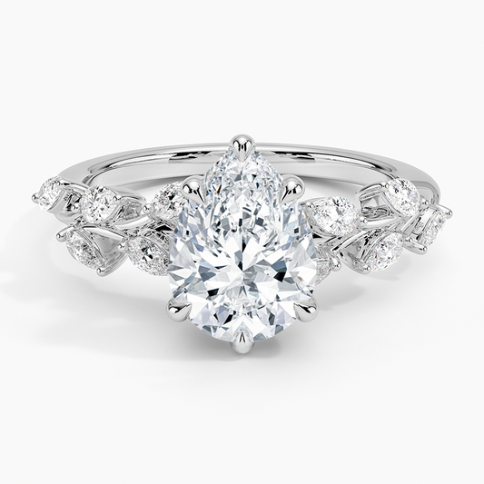 ecomposer-view with diamond shape-pear, ecomposer-size-1-ct, ecomposer-size-1.5-ct, ecomposer-size-2-ct, ecomposer-size-2.5-ct, ecomposer-size-3-ct, ecomposer-metal type-white-gold-18k