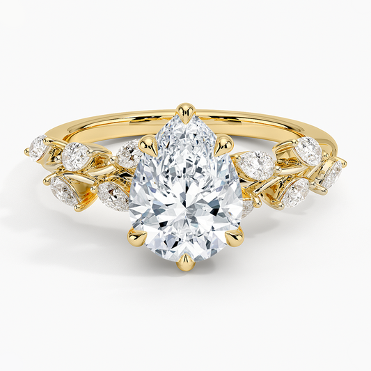 ecomposer-view with diamond shape-pear, ecomposer-size-1-ct, ecomposer-size-1.5-ct, ecomposer-size-2-ct, ecomposer-size-2.5-ct, ecomposer-size-3-ct, ecomposer-metal type-yellow-gold-18k