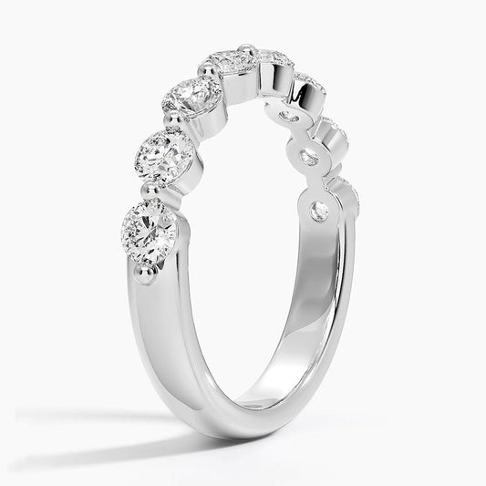 ecomposer-metal type-white-gold-18k,ecomposer-size-1-ct-tw