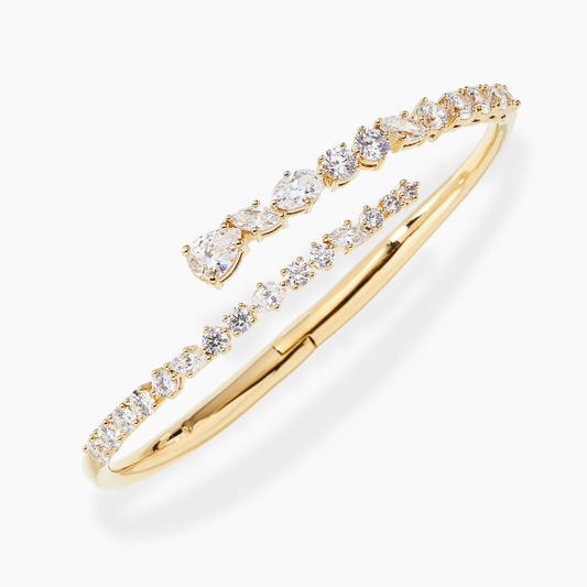 Odarka Bypass Bangle Lab Diamond ( 5 ct. tw) Bracelet 18K Gold