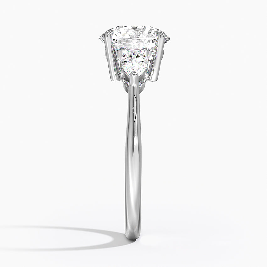 ecomposer-metal type-white-gold-18K,ecomposer-ring setting-trilogy
