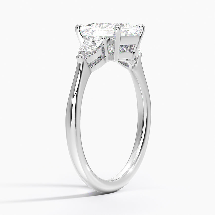ecomposer-metal type-white-gold-18K,ecomposer-ring setting-trilogy