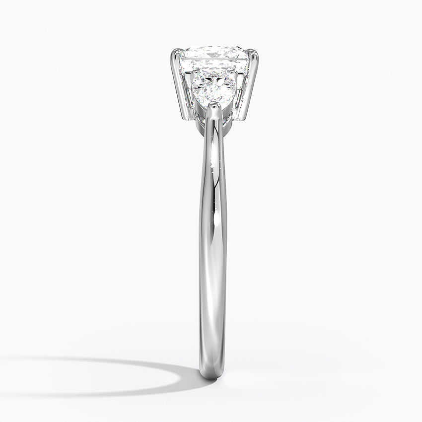 ecomposer-metal type-white-gold-18K,ecomposer-ring setting-trilogy