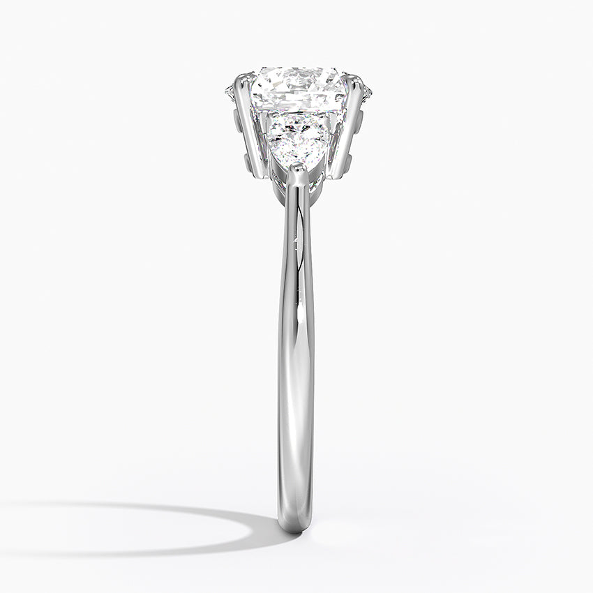 ecomposer-metal type-white-gold-18K,ecomposer-ring setting-trilogy
