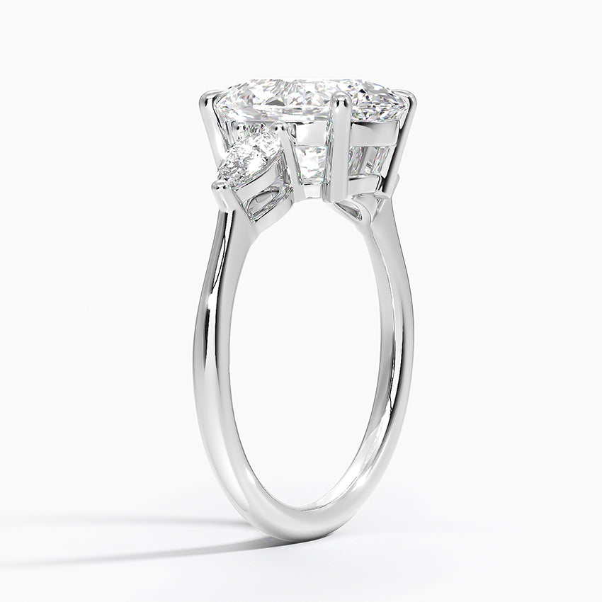 ecomposer-metal type-white-gold-18K,ecomposer-ring setting-trilogy