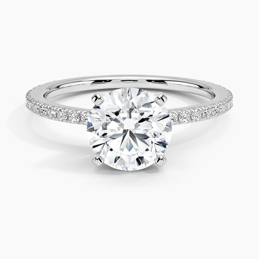 ecomposer-metal type-rose-gold-18K,ecomposer-ring setting-pave
