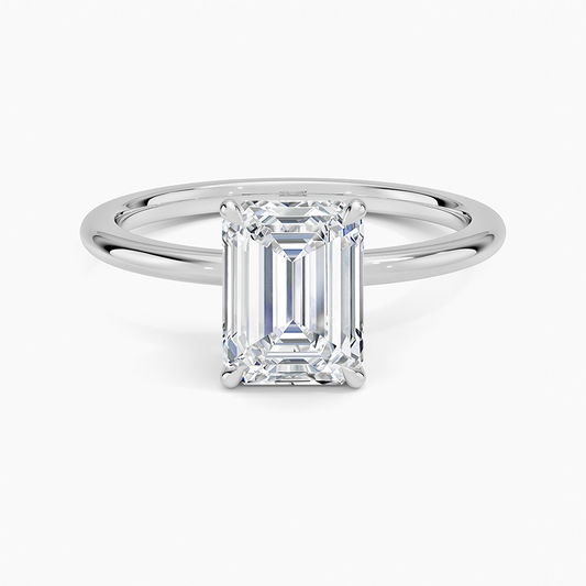 ecomposer-metal type-white-gold-18K,ecomposer-ring setting-solitaire