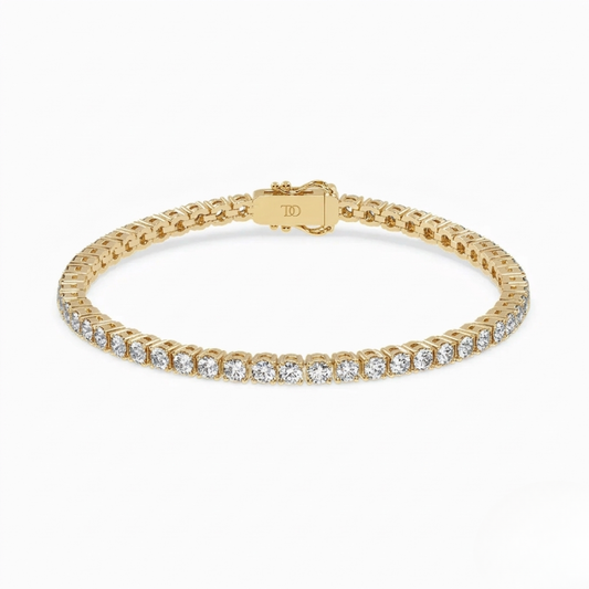 Round Tennis Lab Diamond Bracelet (10 ct. tw.) 18K Gold