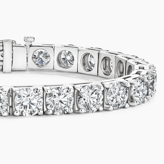 Round Tennis Lab Diamond Bracelet (27 ct. tw.) 18K Gold