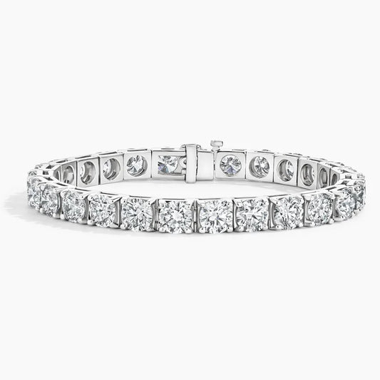 Round Tennis Lab Diamond Bracelet (27 ct. tw.) 18K Gold