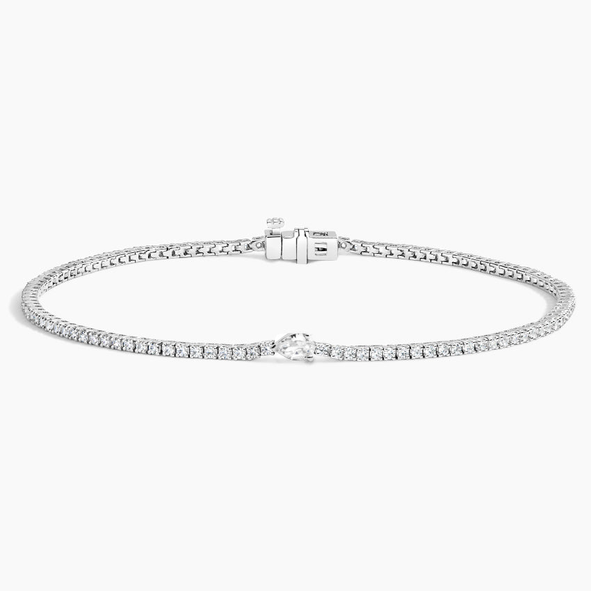 Bracelet | 1 ct | White Gold | Tennis Bracelet | Fancy