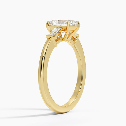 ecomposer-view with diamond shape-radiant,ecomposer-size-1-ct,ecomposer-metal type-yellow-gold-18k