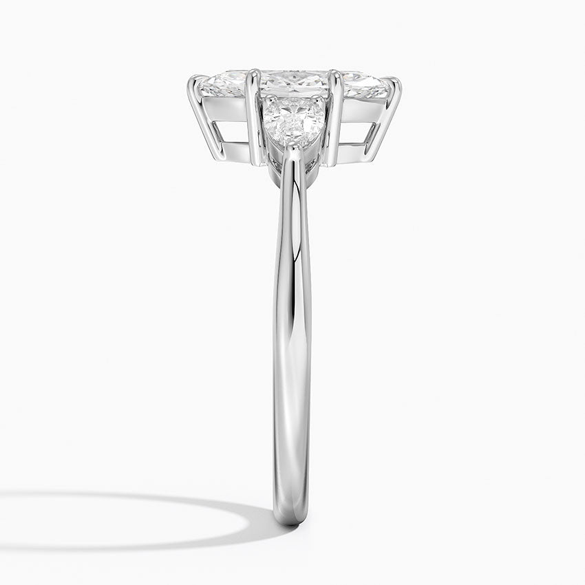 ecomposer-metal type-white-gold-18K,ecomposer-ring setting-Trilogy