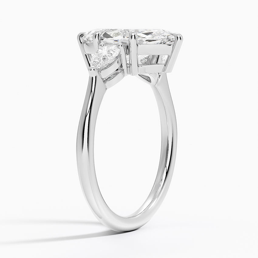 ecomposer-metal type-white-gold-18K,ecomposer-ring setting-Trilogy