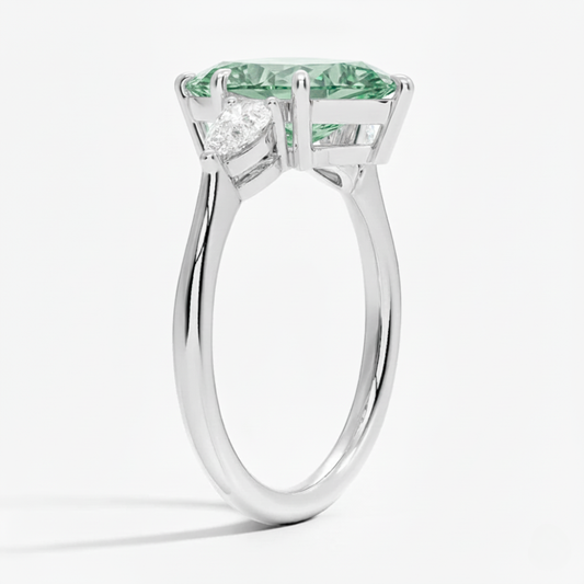 ecomposer-diamond color-green, ecomposer-view with diamond shape-marquise