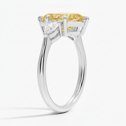 ecomposer-diamond color-yellow, ecomposer-view with diamond shape-marquise