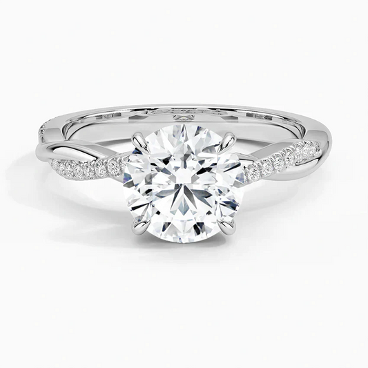 ecomposer-view with diamond shape-round,ecomposer-size-1.5-ct,ecomposer-metal type-white-gold-18k