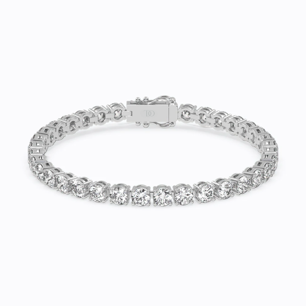 Round Tennis Lab Diamond Bracelet (2-10 ct. tw.) 18K Gold