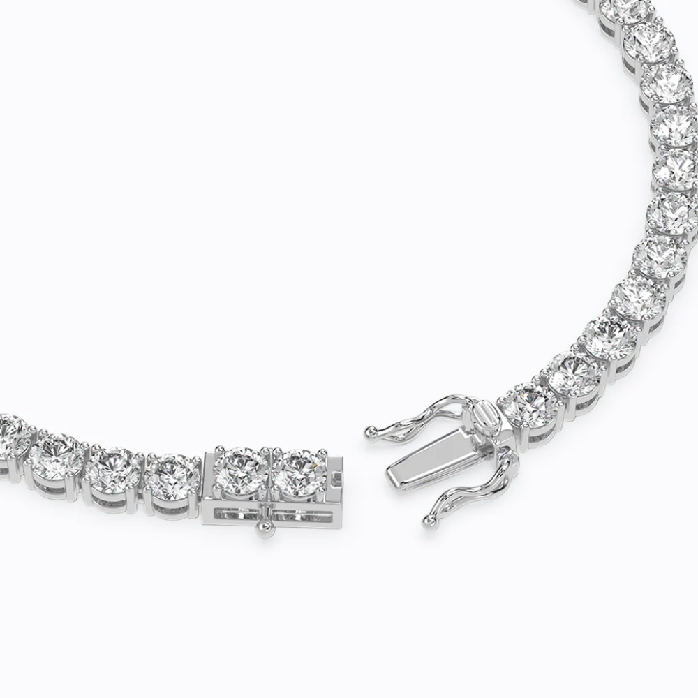 Round Tennis Lab Diamond Bracelet (2-10 ct. tw.) 18K Gold