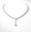Amoura Round, Marquise, Pear Lab Diamond (34 ct.) Necklace (16 in | 40 cm) 18K White Gold