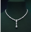 Amoura Round, Marquise, Pear Lab Diamond (34 ct.) Necklace (16 in | 40 cm) 18K White Gold