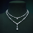 Nirvana Double Layer Lab Diamond (23 ct.) Necklace (17 in.) 18K White Gold