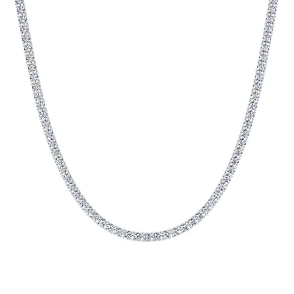 Tennis Lab Diamond (15 ct.) Necklace (16 in.) 18K White Gold