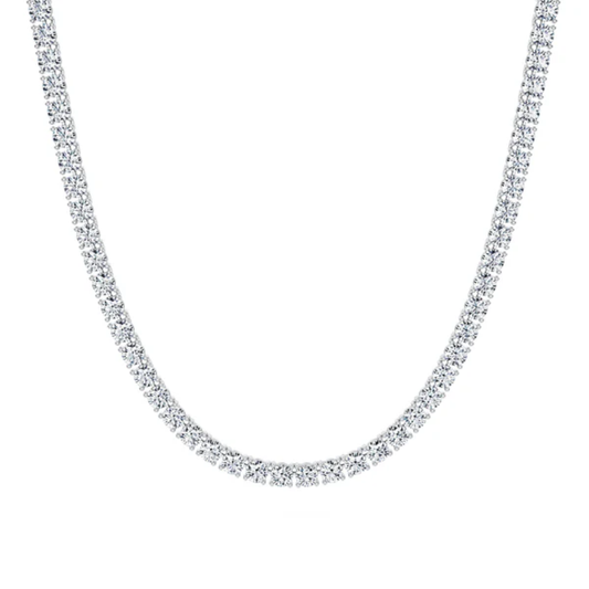 Tennis Lab Diamond (25 ct.) Necklace (16 in.) 18K White Gold