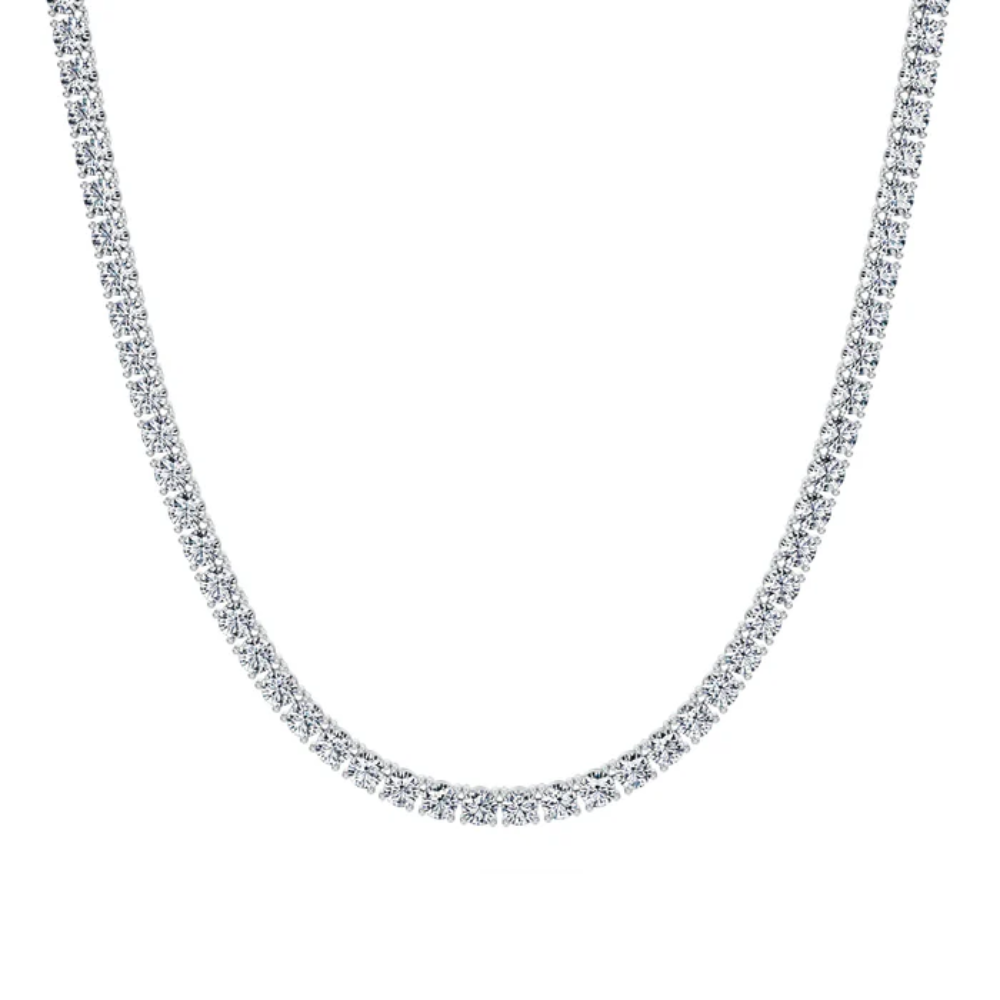 Tennis Lab Diamond (20 ct.) Necklace (16 in.) 18K White Gold