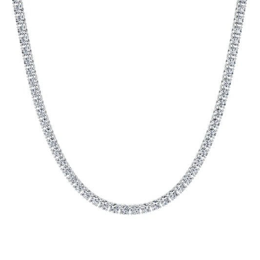 Tennis Lab Diamond (20 ct.) Necklace (16 in.) 18K White Gold