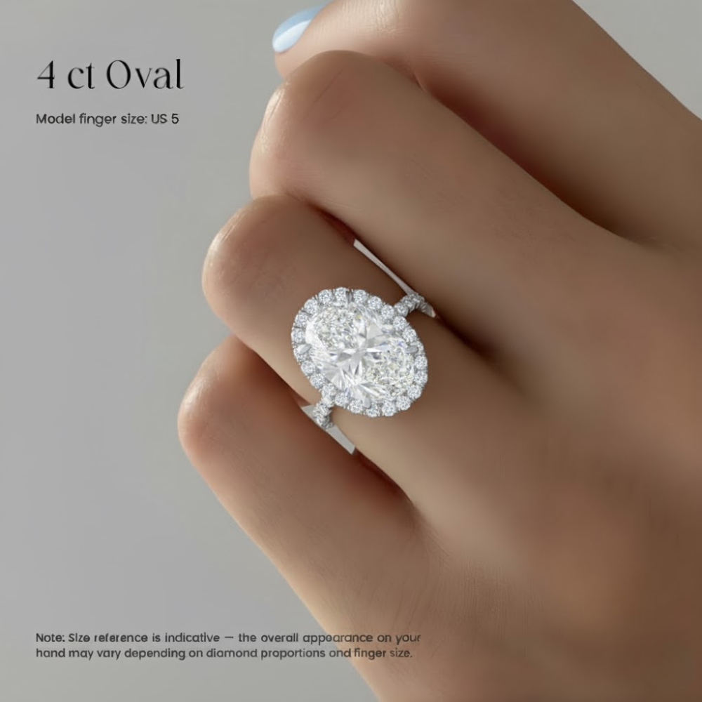 ecomposer-view with diamond shape-oval, ecomposer-metal type-rose-gold-18k, ecomposer-view with diamond shape-round, ecomposer-metal type-white-gold-18k, ecomposer-metal type-yellow-gold-18k