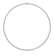 Tennis Lab Diamond (18 ct.) Necklace (16 in.) 18K White Gold