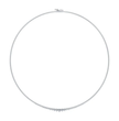 Tennis Graduated Lab Diamond (5 ct.) Necklace (16 in.) 18K White Gold
