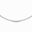 Tennis Graduated Lab Diamond (12 ct.) Necklace (16 in.) 18K White Gold