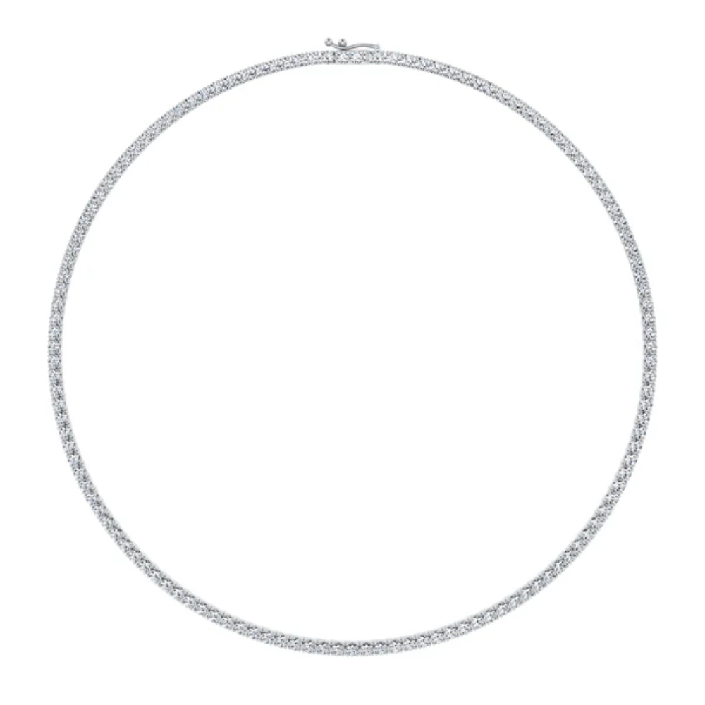 Tennis Lab Diamond (15 ct.) Necklace (16 in.) 18K White Gold