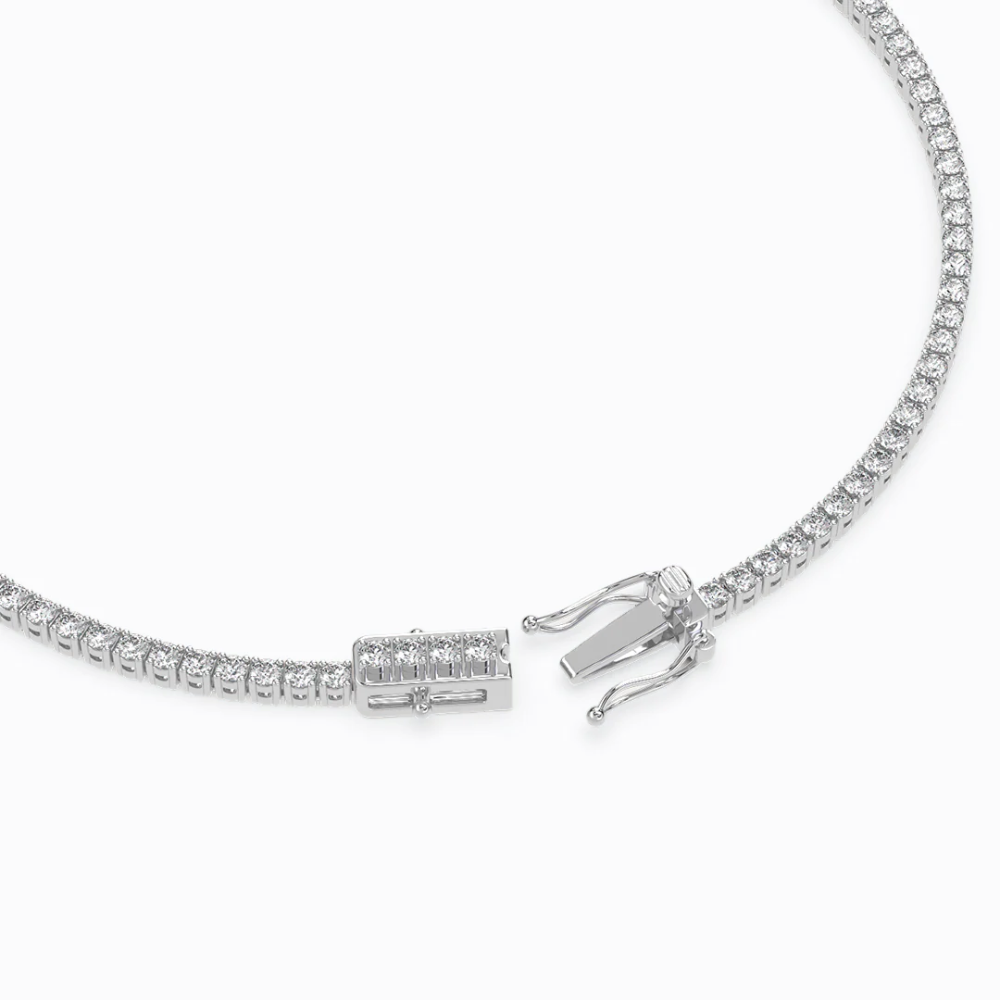 Round Tennis Lab Diamond Bracelet (2-10 ct. tw.) 18K Gold