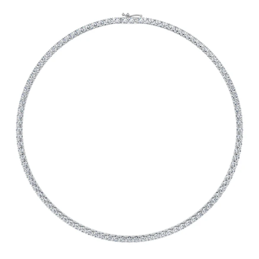 Tennis Lab Diamond (25 ct.) Necklace (16 in.) 18K White Gold