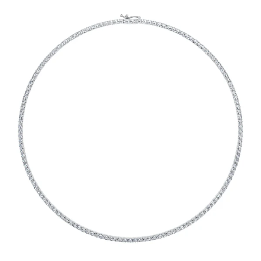 Tennis Lab Diamond (13 ct.) Necklace (16 in.) 18K White Gold