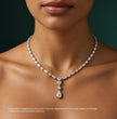 Amoura Round, Marquise, Pear Lab Diamond (34 ct.) Necklace (16 in | 40 cm) 18K White Gold