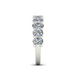 2 carat half eternity oval (2x0.1 carat) white gold 18karat